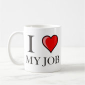 Liebe I mein Job Kaffeetasse (Links)