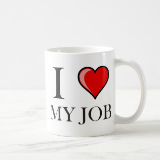 Liebe I mein Job Kaffeetasse