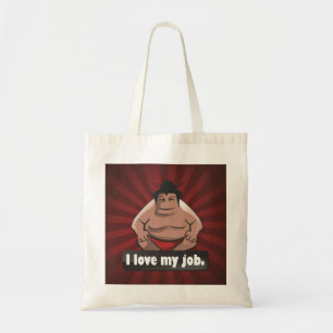 Liebe I mein Job Sumo Tragetasche