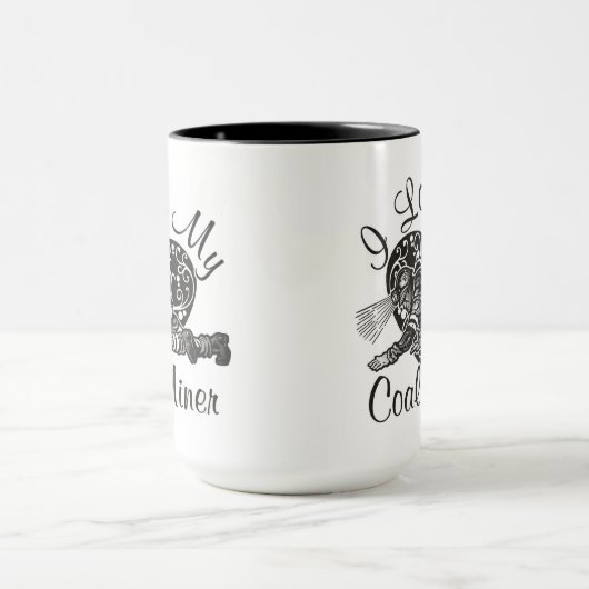 Liebe I mein Kohlenbergmann Tasse (Zentrum)