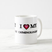 Liebe I mein Kriminologe Kaffeetasse (VorderseiteRechts)