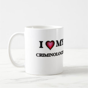 Liebe I mein Kriminologe Kaffeetasse