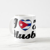 Liebe I mein kubanischer Ehemann Kaffeetasse (Vorderseite Links)