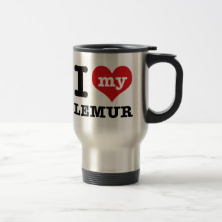 Liebe I mein Lemur Reisebecher