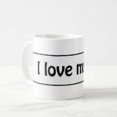 Liebe I mein lola Kaffeetasse (Vorderseite Links)