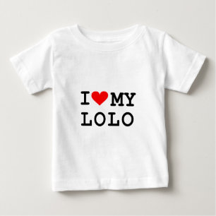 Liebe I mein lolo. Es ist mehr Spaß in den Baby T-shirt