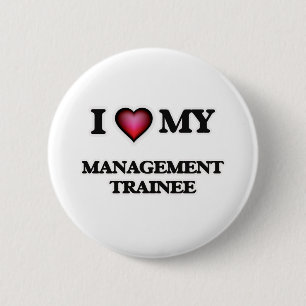 Liebe I mein Management-Auszubildender Button