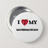 Liebe I mein Mathematiker Button (Vorne & Hinten)