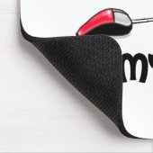 Liebe I mein Maus cartooned mousepad (Ecke)