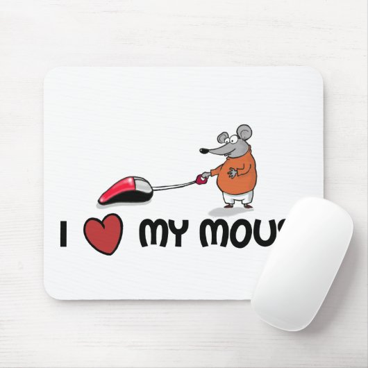 Liebe I mein Maus cartooned mousepad (Mit Mouse)