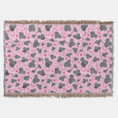 Liebe I mein Mäusemuster im Rosa Decke (Vorderseite)