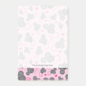 Liebe I mein Mäusemuster im Rosa Post-it Klebezettel (Vorderseite)