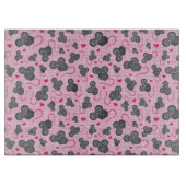 Liebe I mein Mäusemuster im Rosa Schneidebrett (Vorderseite)