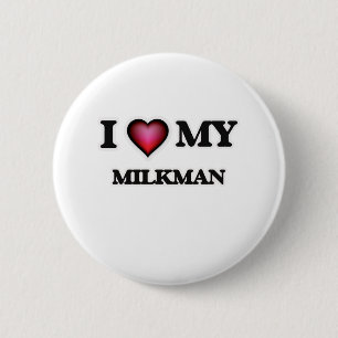 Liebe I mein Milchmann Button