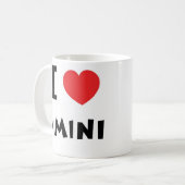 Liebe I mein Mini Kaffeetasse (Vorderseite Links)