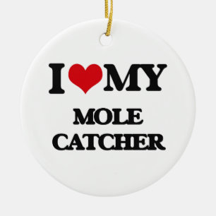 Liebe I mein Mole-Fänger Keramik Ornament