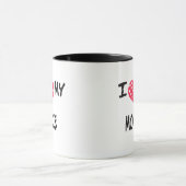 Liebe I mein Morkie Tasse (Zentrum)