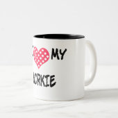 Liebe I mein Morkie Zweifarbige Tasse (VorderseiteRechts)