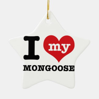 Liebe I mein Mungo Keramikornament
