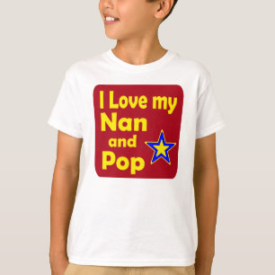 Liebe I mein Nan und Pop T-Shirt