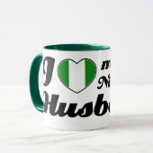 Liebe I mein nigerischer Ehemann Tasse (Vorderseite Links)