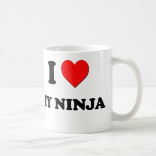 Liebe I mein Ninja Kaffeetasse