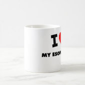 Liebe I mein Ösophagus Kaffeetasse (Mittel)