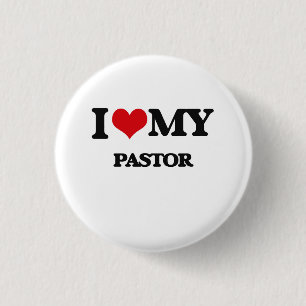 Liebe I mein Pastor Button