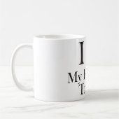 Liebe I mein persönlicher Trainer Kaffeetasse (Links)