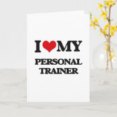Liebe I mein persönlicher Trainer Karte (Gelbe Blume)