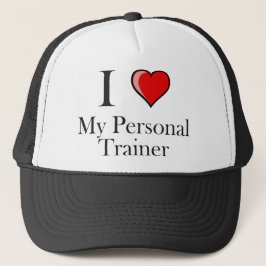 Liebe I mein persönlicher Trainer Truckerkappe