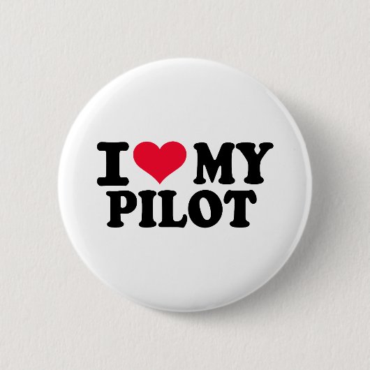 Liebe I mein Pilot Button (Vorderseite)