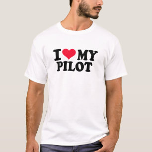 Liebe I mein Pilot T-Shirt