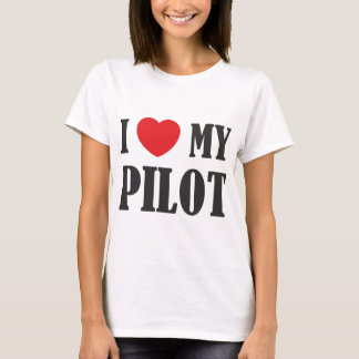 Liebe I mein Pilot T-Shirt