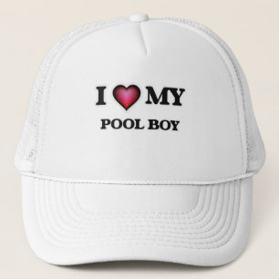 Liebe I mein Pool-Junge Truckerkappe
