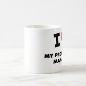 Liebe I mein Produktions-Manager Kaffeetasse (Mittel)
