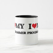 Liebe I mein Programmierer Tasse (Zentrum)