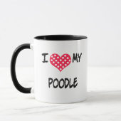 Liebe I mein Pudel Tasse (Links)