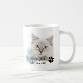 Liebe I mein ragdoll Kaffeetasse