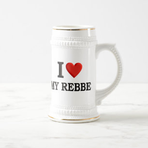 Liebe I mein Rebbe Bierglas