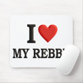 Liebe I mein Rebbe Mousepad (Mit Mouse)