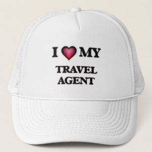 Liebe I mein Reise-Agent Truckerkappe