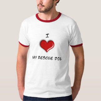 Liebe I mein Rettungshund! T-Shirt