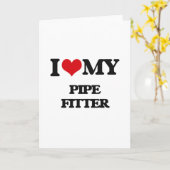 Liebe I mein Rohr-Monteur Karte (Gelbe Blume)