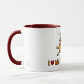 Liebe I mein rotes heeler Tasse (Links)