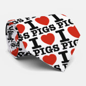 Liebe I mein Schwein Krawatte (Gerollt)