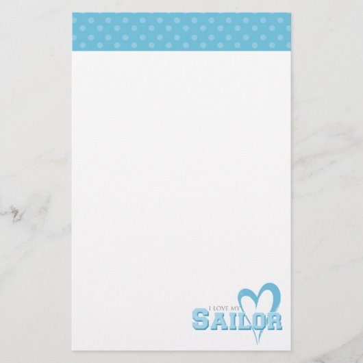 Liebe I mein Seemann-Briefpapier Briefpapier (Vorderseite)