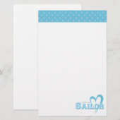 Liebe I mein Seemann-Briefpapier Briefpapier (Vorne/Hinten)