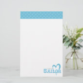 Liebe I mein Seemann-Briefpapier Briefpapier (Stehend Vorderseite)