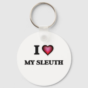 Liebe I mein Sleuth Schlüsselanhänger